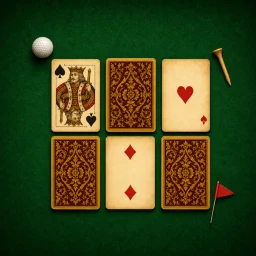 Icono de Golf — Juego de Cartas